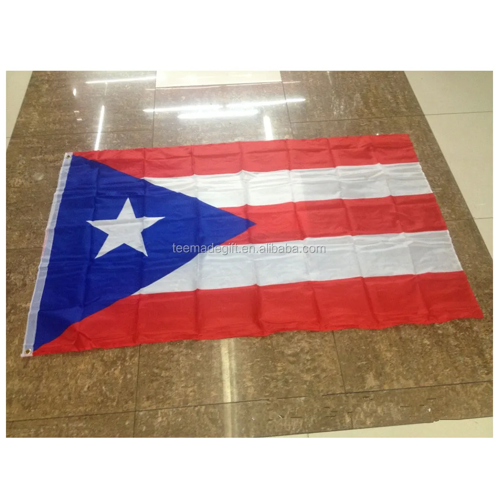 Cheap Wholesale Puerto Rico Car Flag Small Puerto Rican Mini Banner flag