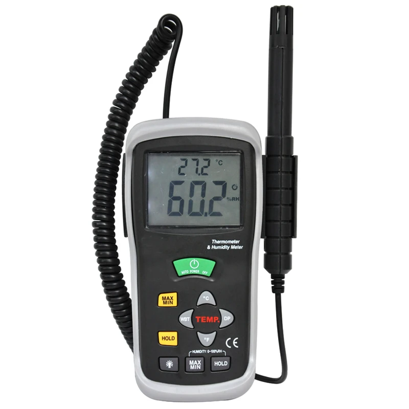 digital handheld Temperature and humidity meter Air humidity detection