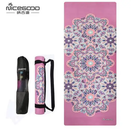 Hangzhou Jukui Custom label printed Rubber Yoga Mat bag with carrying stap Manufacturer