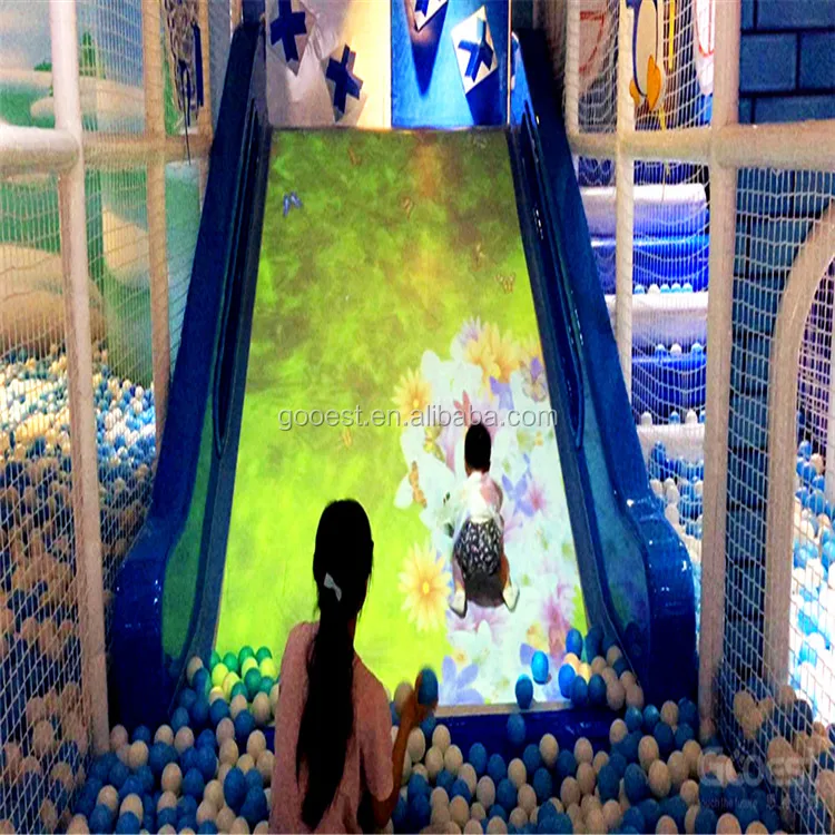 best price Indoor playground interactive slide projection game for kids/ interactive projection game