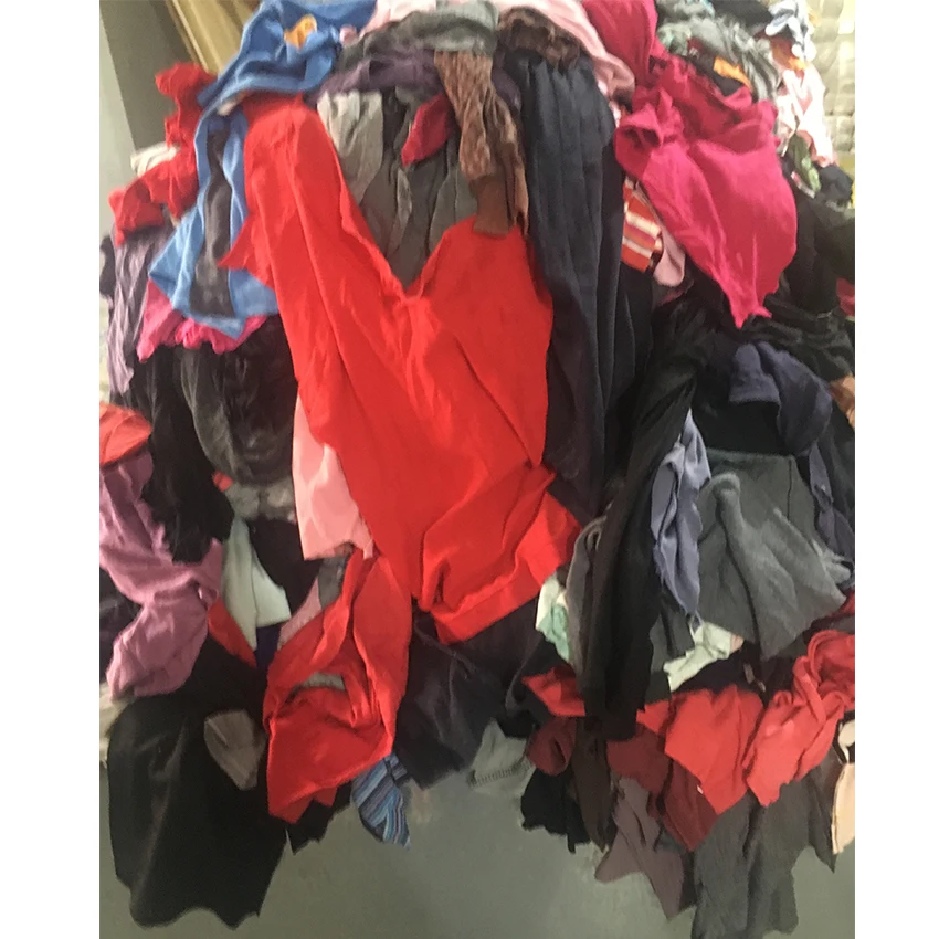 china cotton industrial bulk rags  t shirt cotton wipers cheap cotton rags price for export Canada
