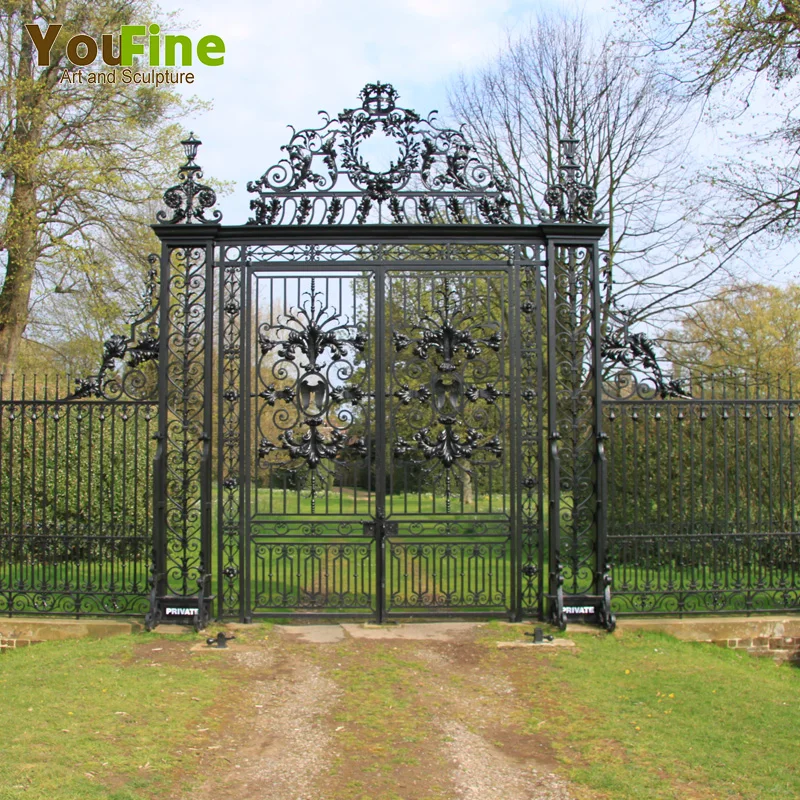 2016 Decorative Cast Garden Gates Iron Courtyard Gate