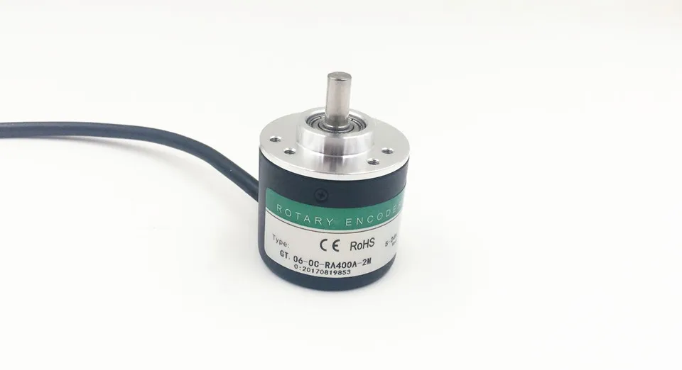 NPN collector encoder diameter 38mm shaft 6mm type incremental photoelectric encoder 300 ppr
