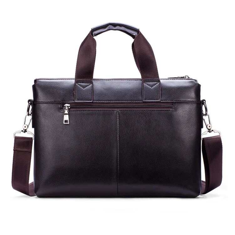  Мужская сумка-мессенджер из искусственной кожи с отделением для ноутбука