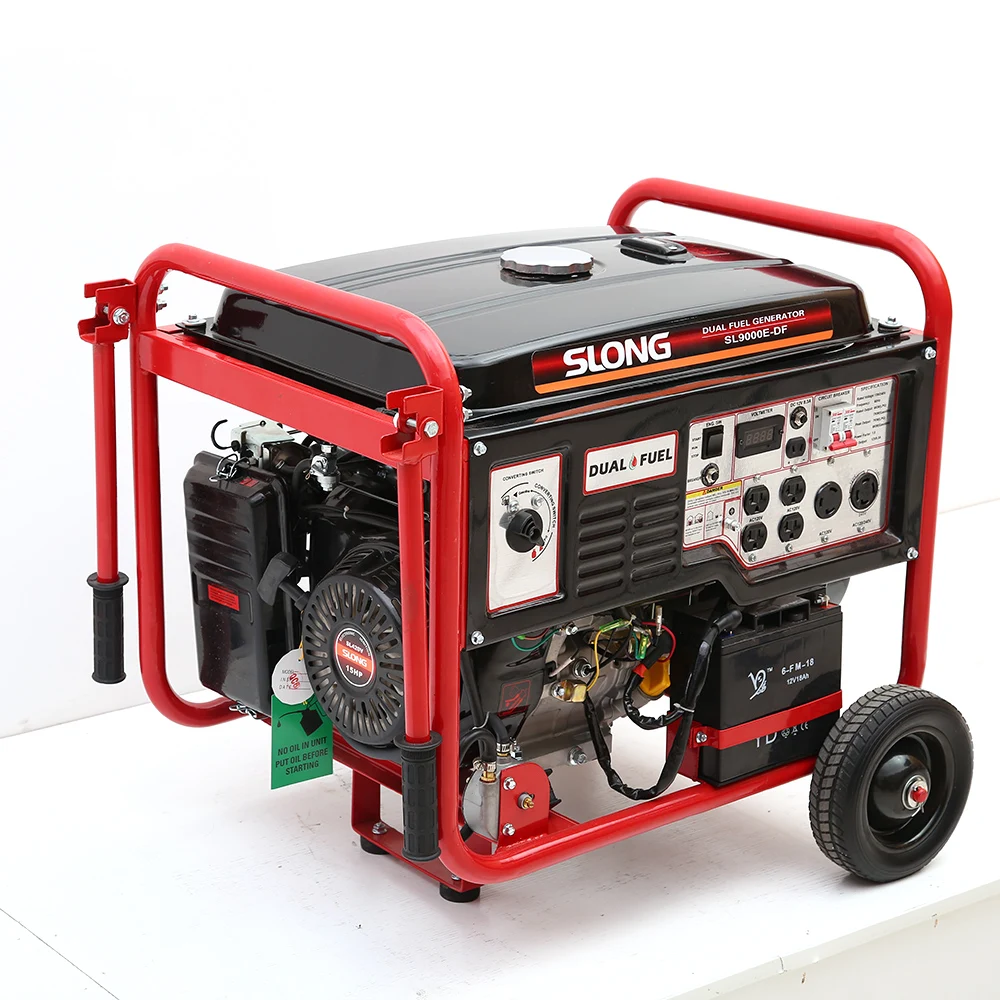 SLONG SL9000E-DF 6 kw Dual fuel generator