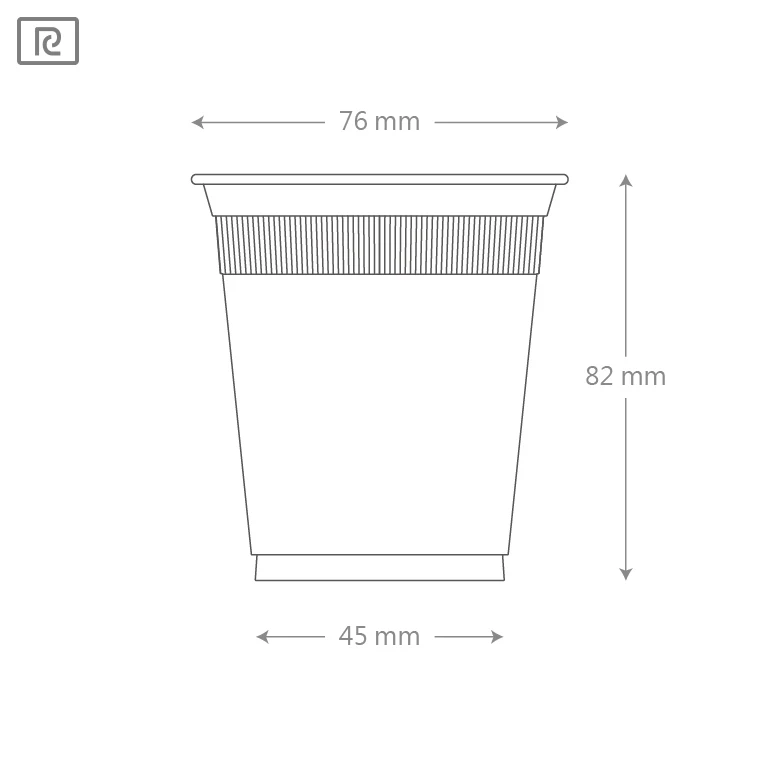 
R200Y-A PP 7oz 200ml disposable printed plastic cup for beverage and drinks 