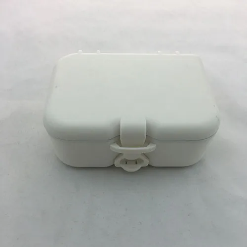 Oral Care Denture Box with a Mirror in Case