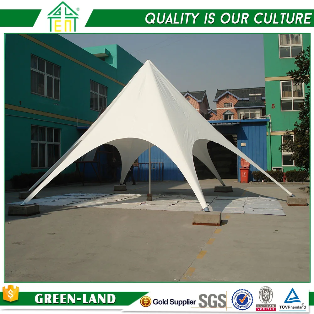 Hot Sale Stretch Permanent Outdoor Beer Fireproof Sun Star Shade Spider Tent