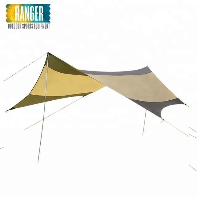 Hot Selling Waterproof Sun Shelter Camping Tarp