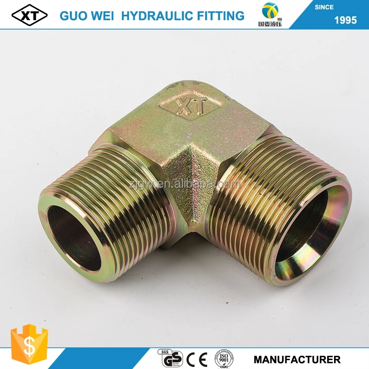 CNC производство Сделано в Китае высокое качество BSPT адаптер тройник гидравлический фитинг