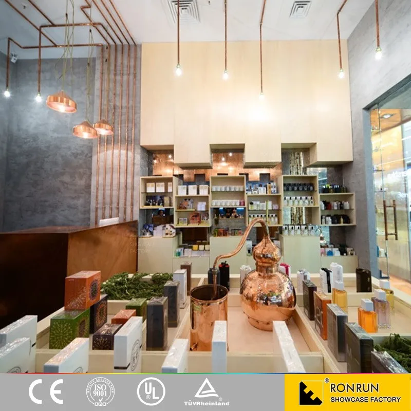 Индивидуальный деревянный дизайн салона косметики для продажи