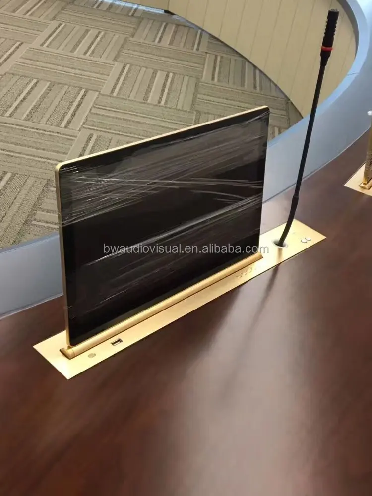 BW-HSLU ультратонкий дизайн полностью алюминиевый корпус с монитором/выдвижной моторизованный подъем с HD-экраном