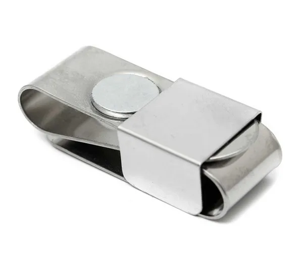 Portable Professional Magnetic Stainless Steel Chalk Holder Clip For Snooker/Billard Pool Cue