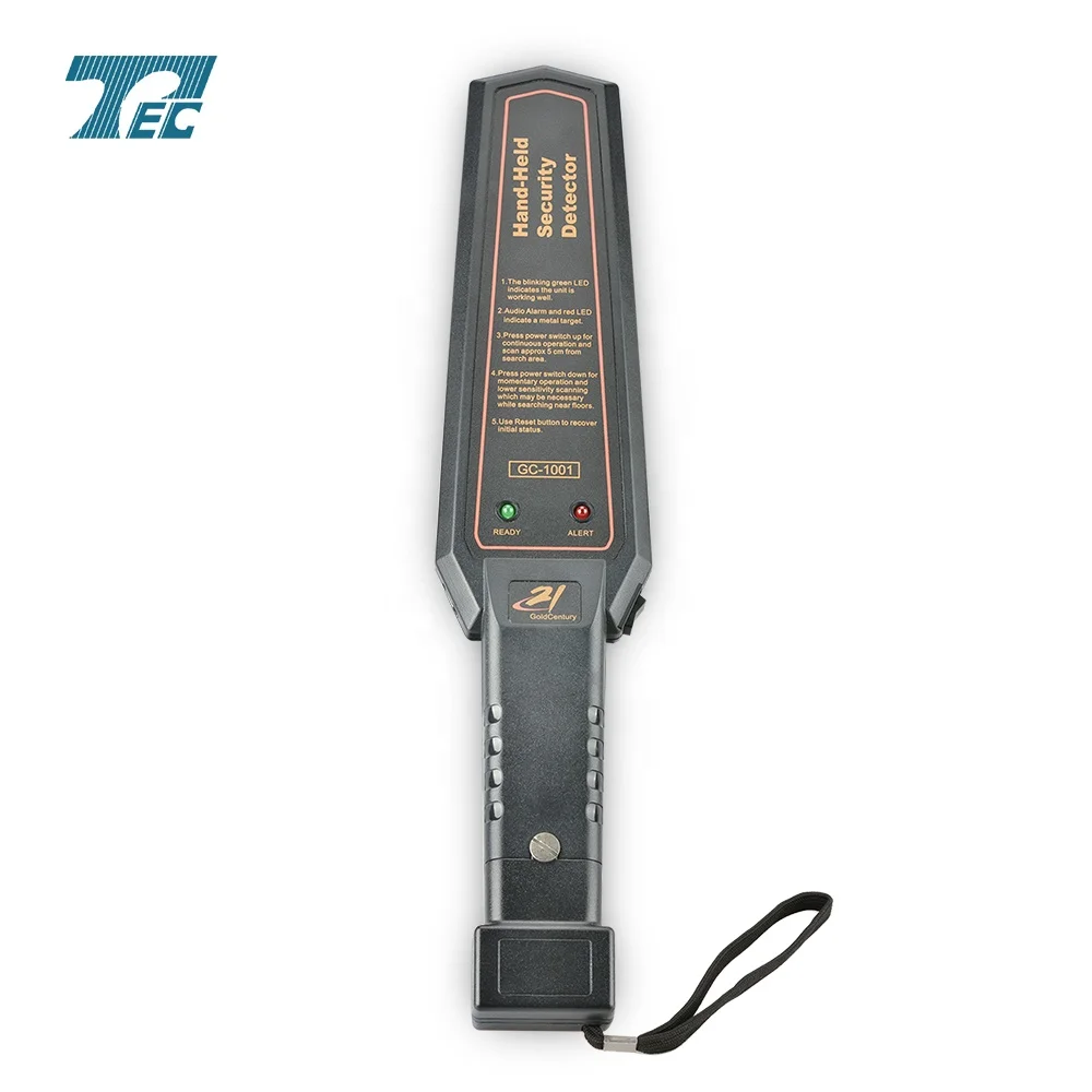 HOT! Security Hand-held Metal Detector for Body Safety GC-1001