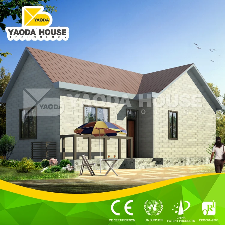 Nice-looking low cost prefab house for gambia