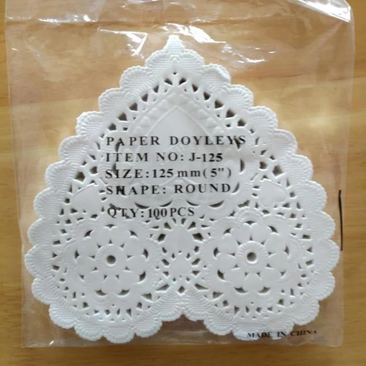 Good quality all size paper doily food contact safe paper mat