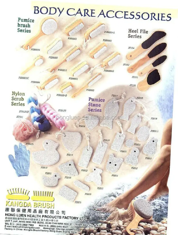 Wholesale Factory Prices Skin Cleaner Artificial Colored Pumice Stone for Feet Callus Removal