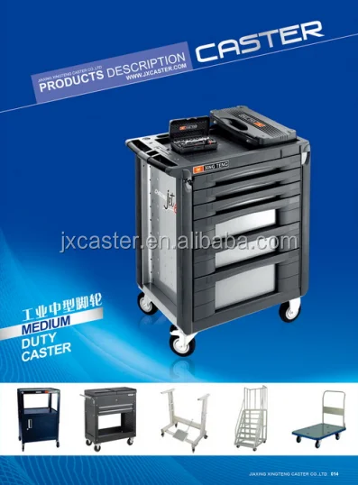 Industry Medium Duty 360 Degree Urethane 3 inch Plate Top PU Caster Wheel