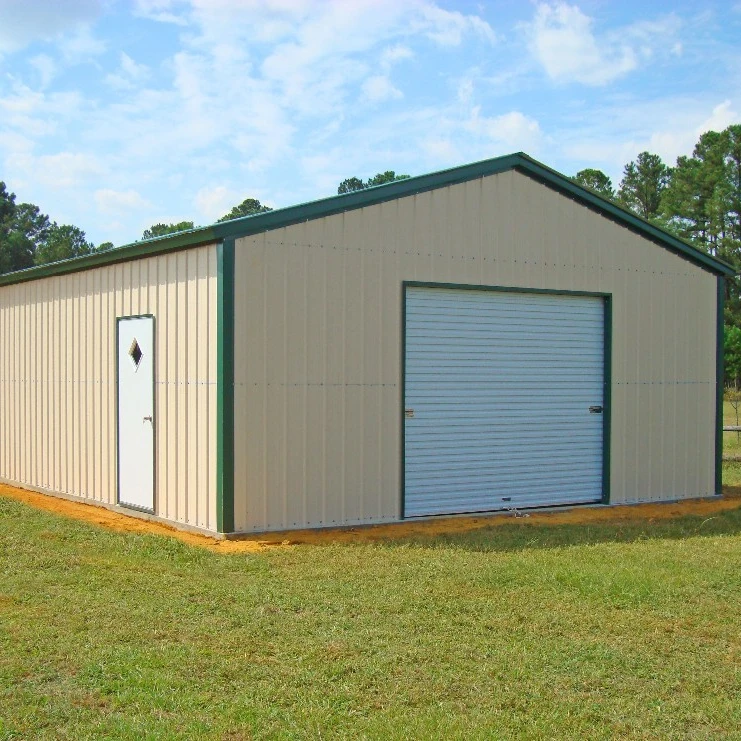 Strong portable building prefab garage apartments for two car parking