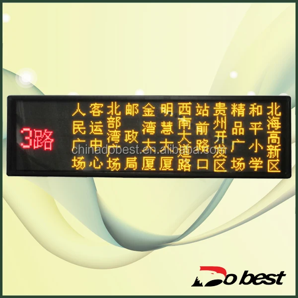 Bus LED Display Destination Board