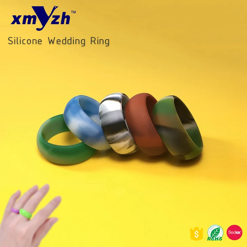 Fashion Design Silicone Wedding Finger Ring And Band