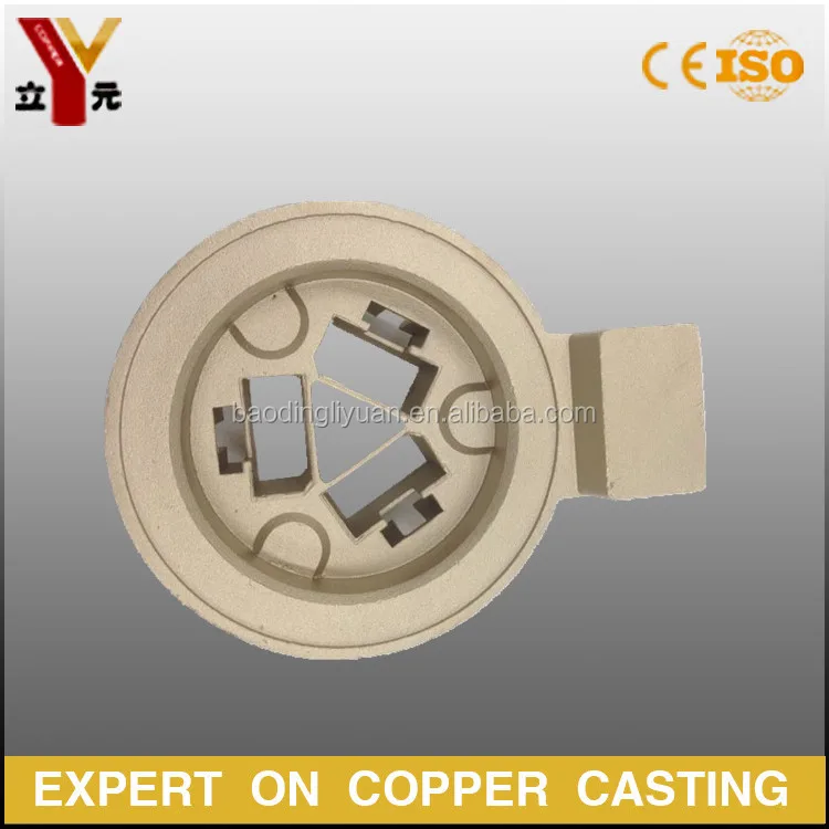 
Precision casting LG2 tin bronze carbon brush casting, railway motor vehicle friction accessories 