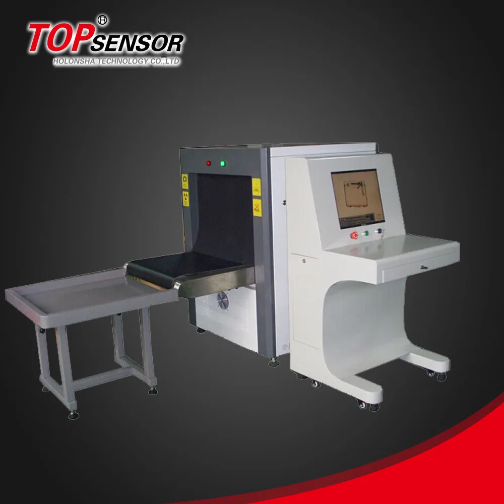 рентгеновский осмотр машины, рентгеновского сканера багажа