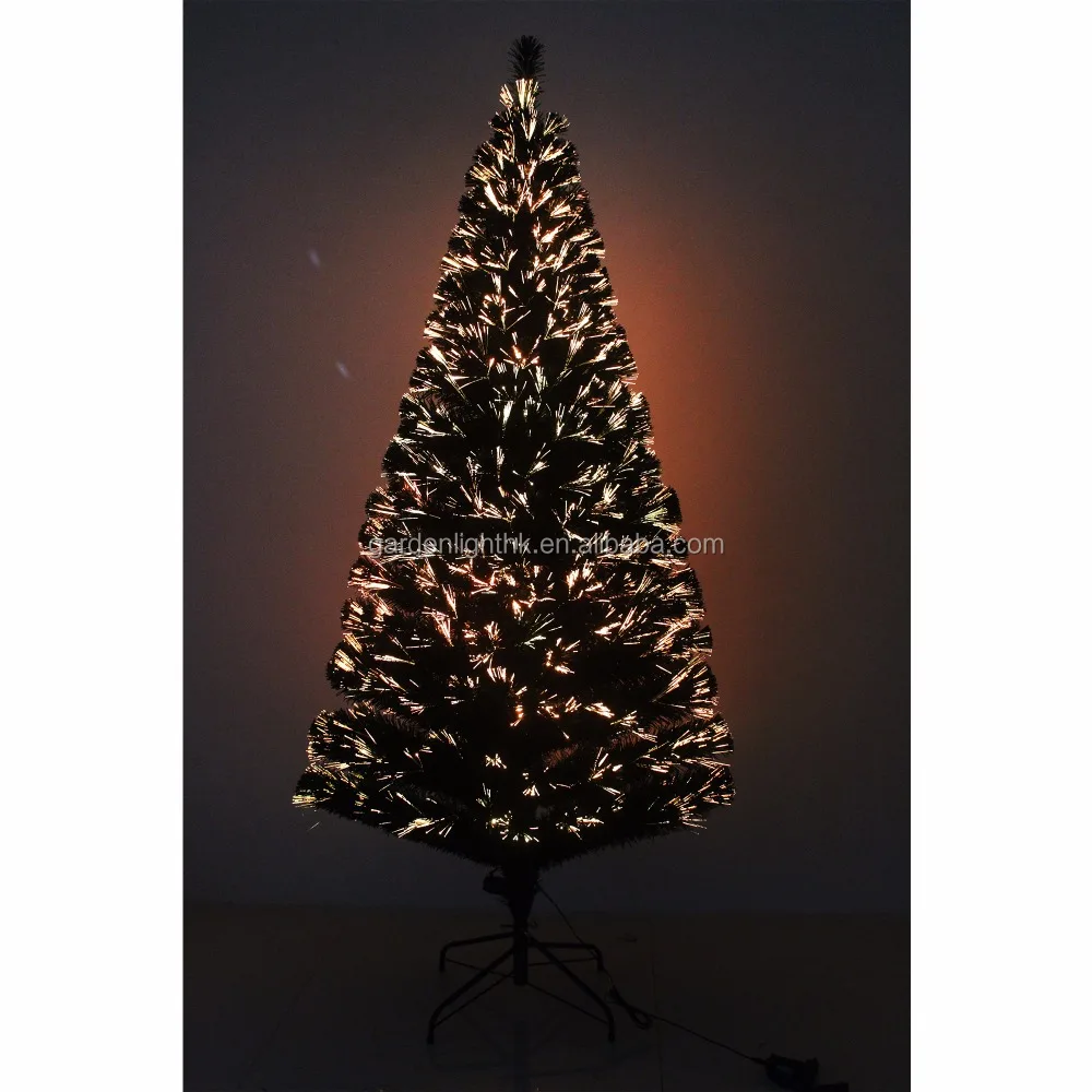 China manufacturer home decoration large LED fiber optic artificial christmas tree