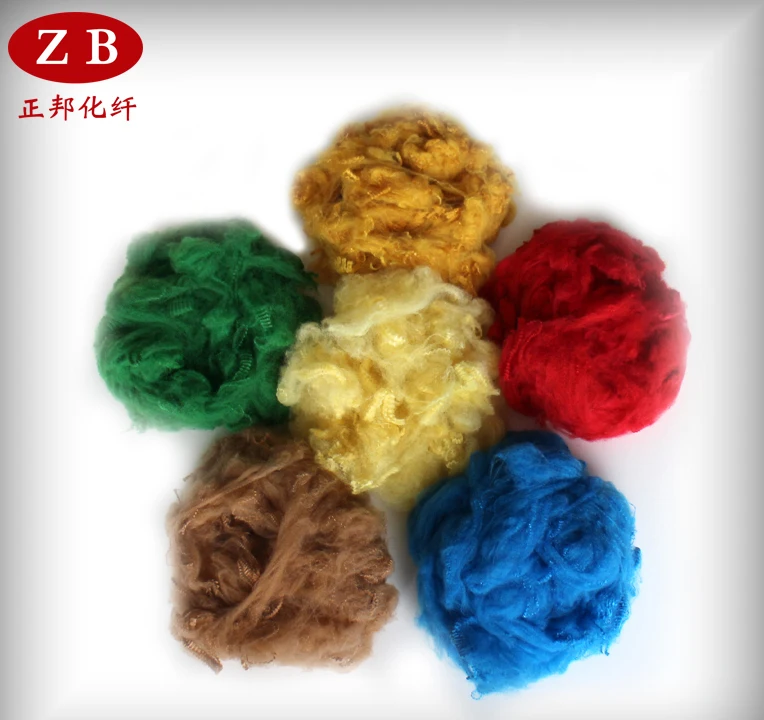 14den regenerated polyester staple fiber for red carpet