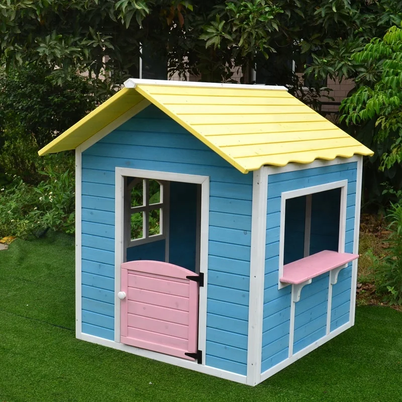 DEG1002 Kids outdoor cubby house wholesale,kids timber cubby house flat pack,wooden cubby house outdoor