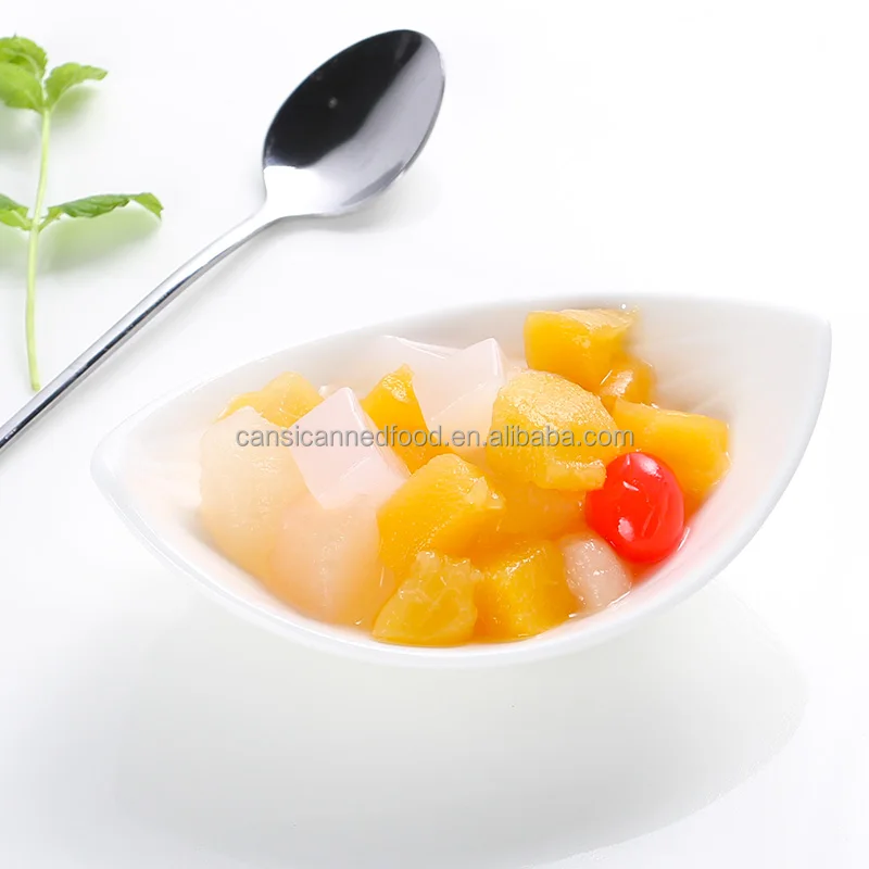 Tin Can Package Canned Mixed Cocktail / Mixer Fruit in Syrup