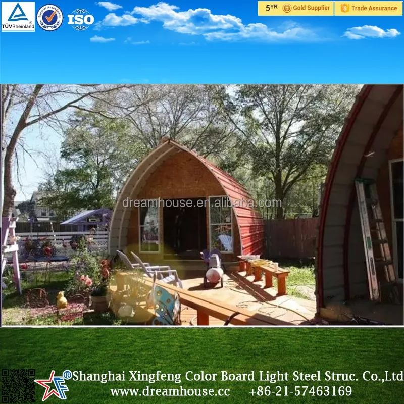 uruguay prefabricated residential houses/export glass wool houses prefab house dome design