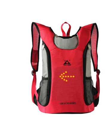 Hot Sale Premium Remote Control LED Light Turn Signal Bike Cycling Hiking Outdoor Night Safety Custom Backpack
