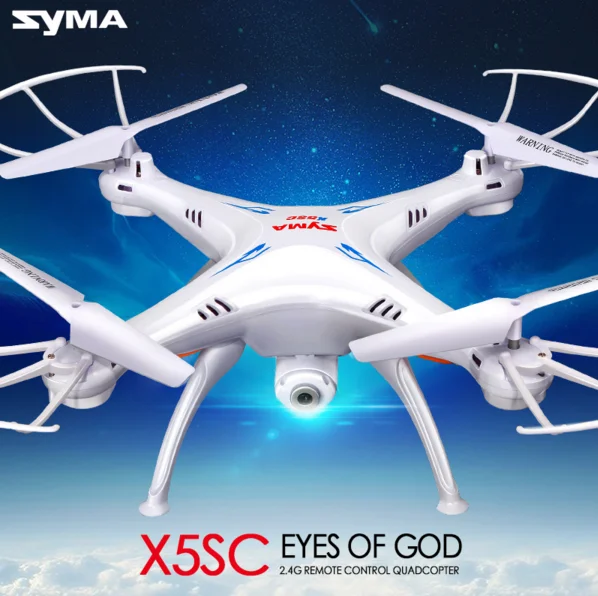 SYMA X5SC WIFI Drone Quadcopter With FPV Camera Headless 6-Axis Real Time RC Helicopter