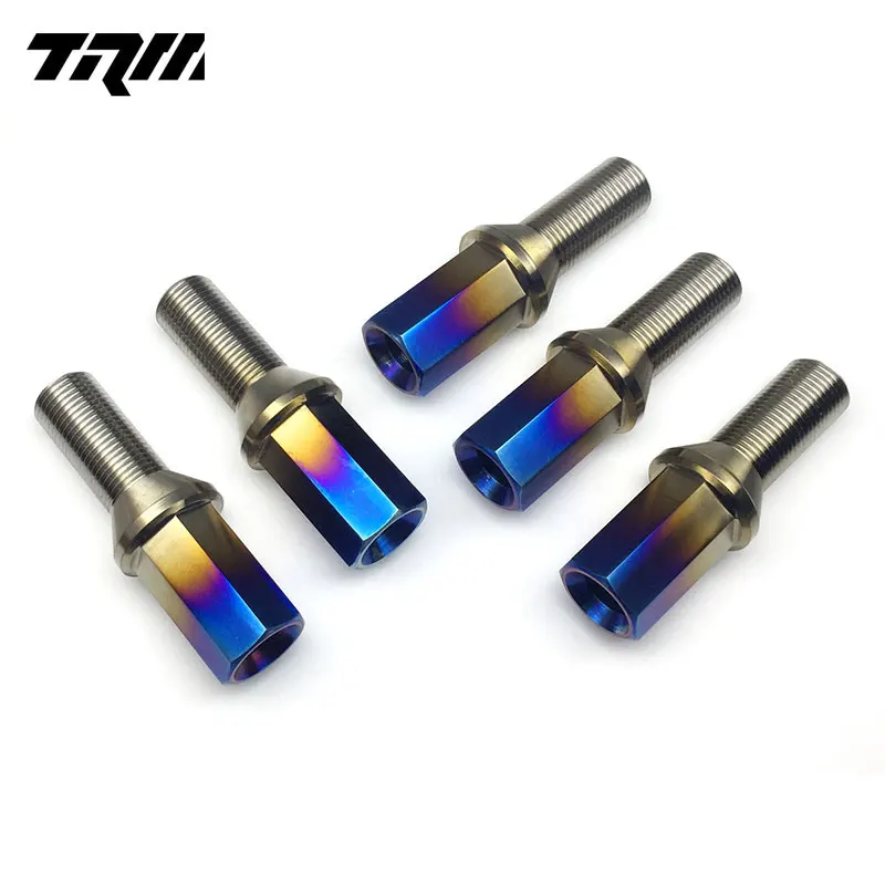 M12x1.5 automotive car titanium wheel lock bolt