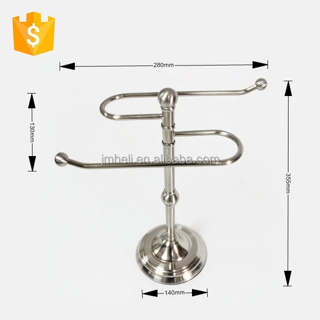 
Best sale outdoor towel holder hotel style standing towel rack 