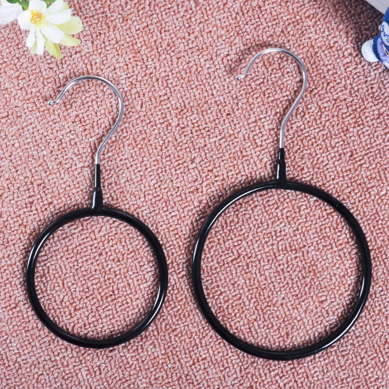 Portable PVC Resin Tie Rack Hanger For Closets Rotating Ties Hook Holder Belt Scarves Hanger For Clothing Organizer