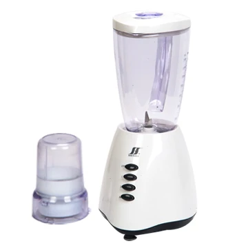 Electric household 300W 1400ml jar capacity two speeds with one pulse plastic jar and glass jar for option grinder blender
