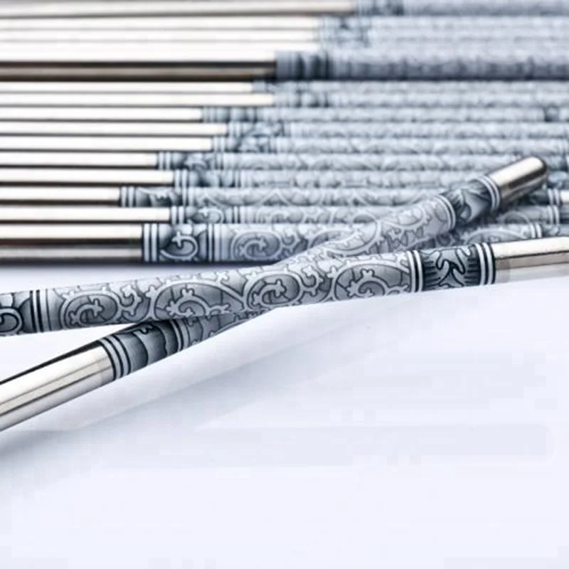 Food Grade Nice Design Stainless Steel Chopsticks Sushi Chopsticks Gift Set