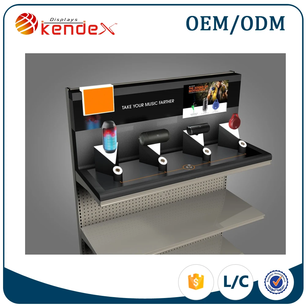 
 OEM и ODM розничный дисплей для JBL динамика дисплей полка от профессионального производителя  