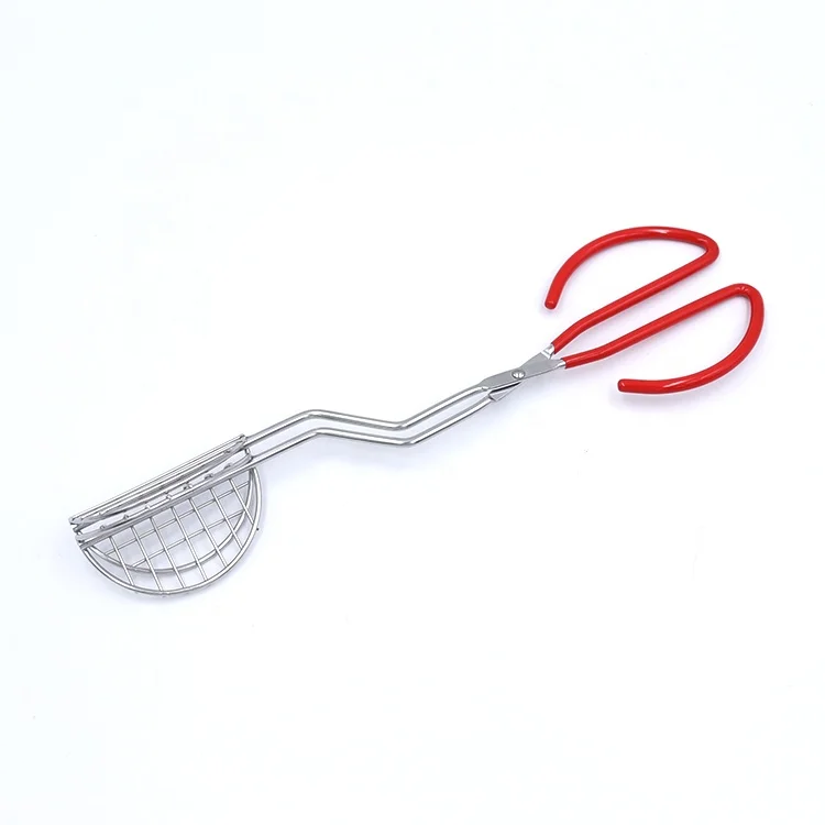 Food Grade Taco Press Stainless Steel Taco Press Tong with coating handle