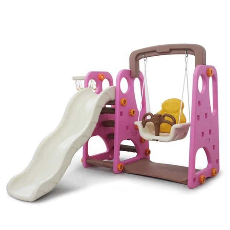 Plastic Colorful Children swing & slide, baby toy