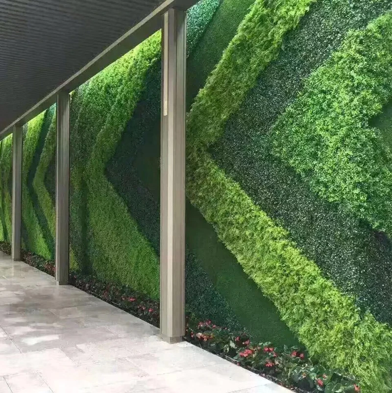 Factory price new excellent 2019 new design 100% quality assured artificial boxwood foliage hedge synthetic plant wall