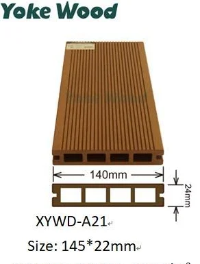 
wpc low maintenance china hollow decking floor Wood Plastic Composite / WPC Decking / WPC Flooring exterior cheap 