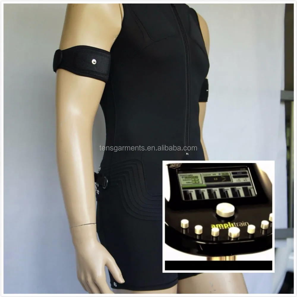 electroestimulador muscular ems vest electrostimulation amplitrain