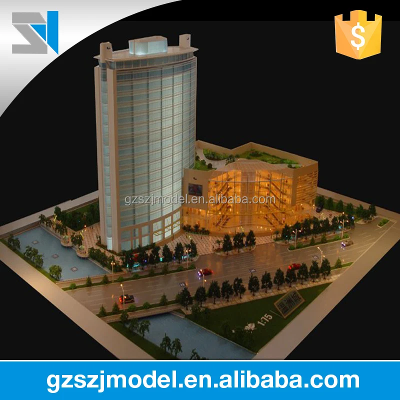 Миниатюрный недвижимости архитектурного освещения архитектурных модельных материалов