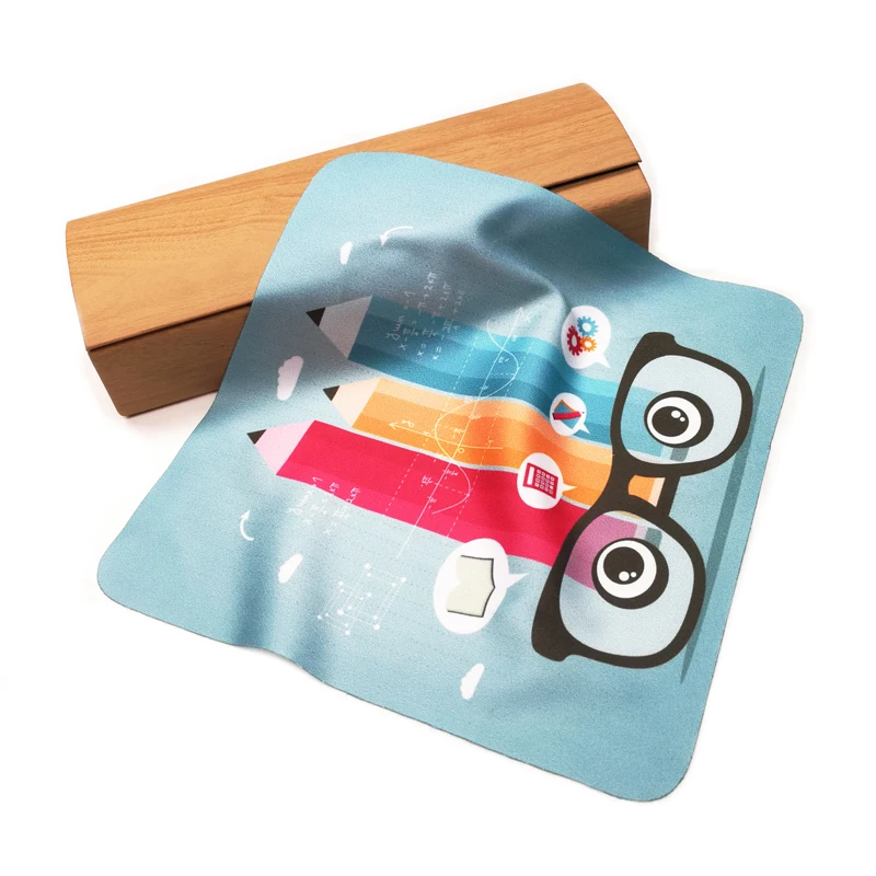 Bulk Personalized microfiber eyeglass cleaning cloth