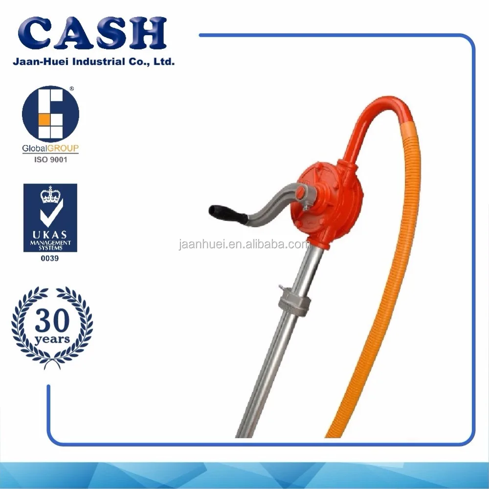 transfer pump kit with manual grease rotary hand oil pump