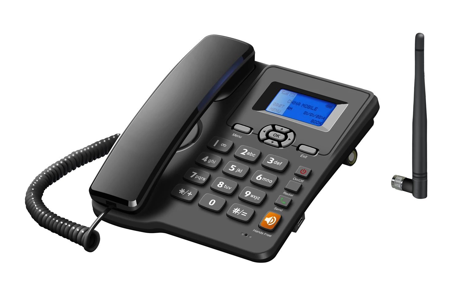 В наличии! 2G 1900/1800/900/850MHZ фиксированный телефон с FM