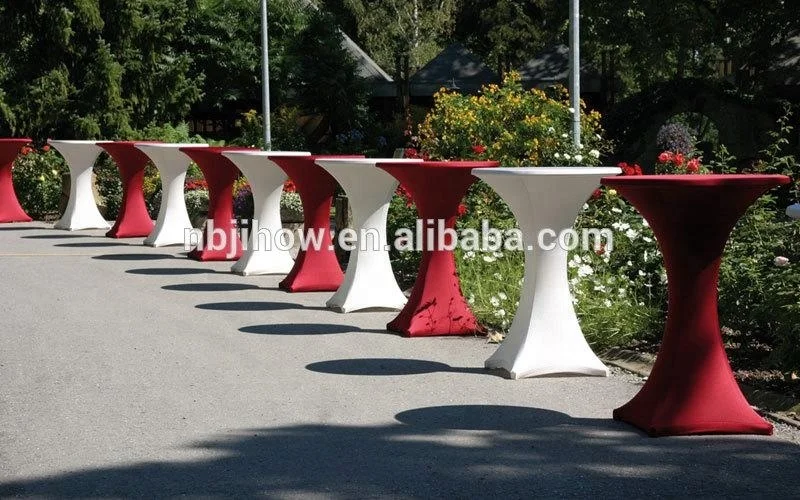 outdoor event promotion plastic folding cocktail bar bistro dining table